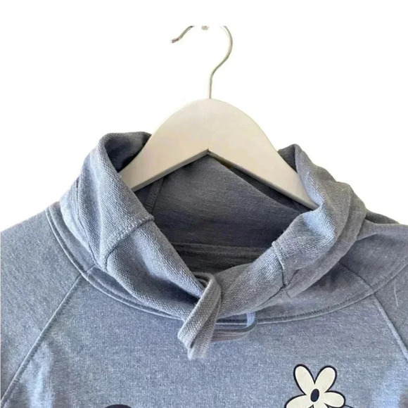 Disney Women's Blue Cowl Neck Mickey Long Sleeves Sweatshirt SZ M - Picture 2 of 10